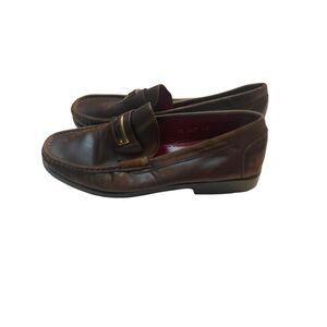 SALVATORE FERRAGAMO SPORT LEATHER LOAFER